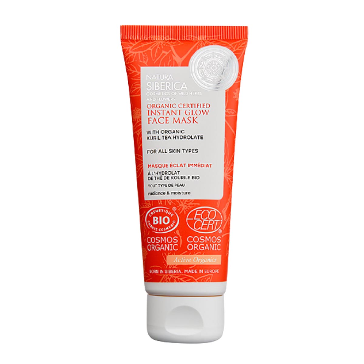 Natura Siberica Instant Glow Mascarilla Facial Todo Tipo De Pieles 200Ml